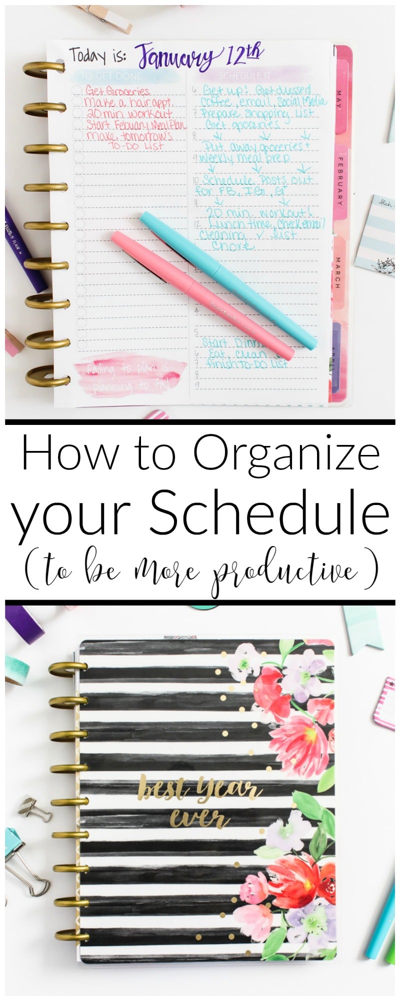 How to Organize your schedule to be more productive