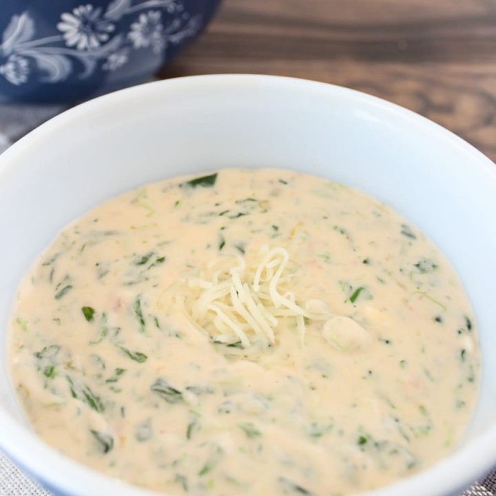 Slow Cooker Spinach Queso Dip