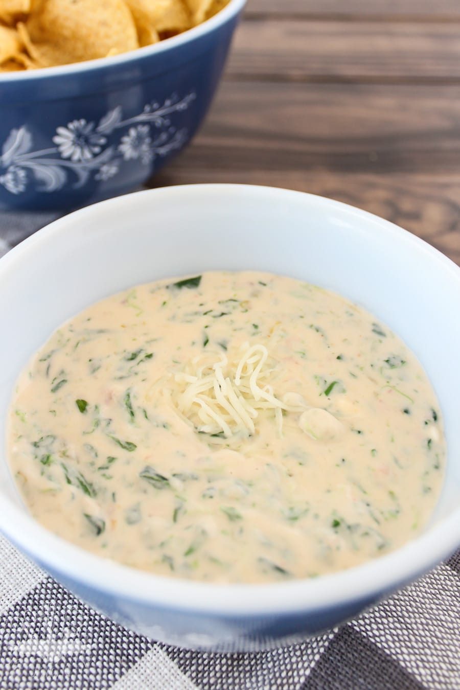 Crock Pot Spinach & Bacon Queso Dip • Bread Booze Bacon