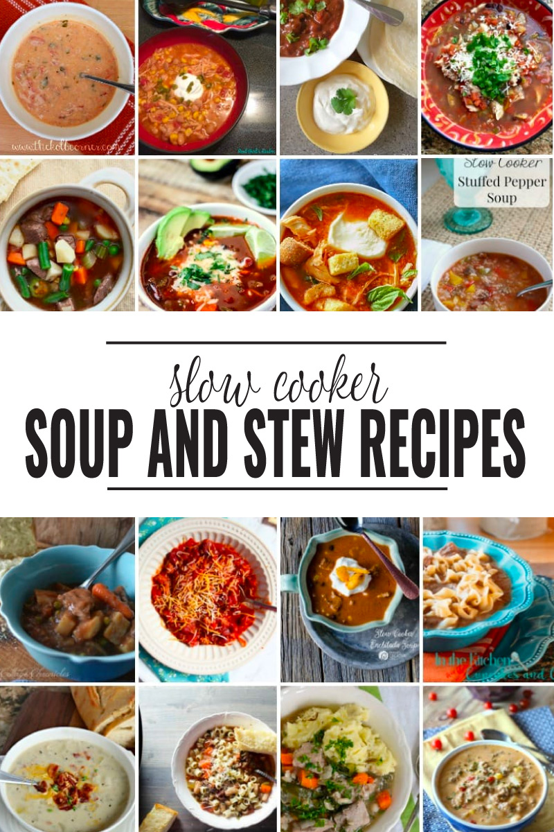 Hearty Slow Cooker Soups and Stews - Domestically Creative