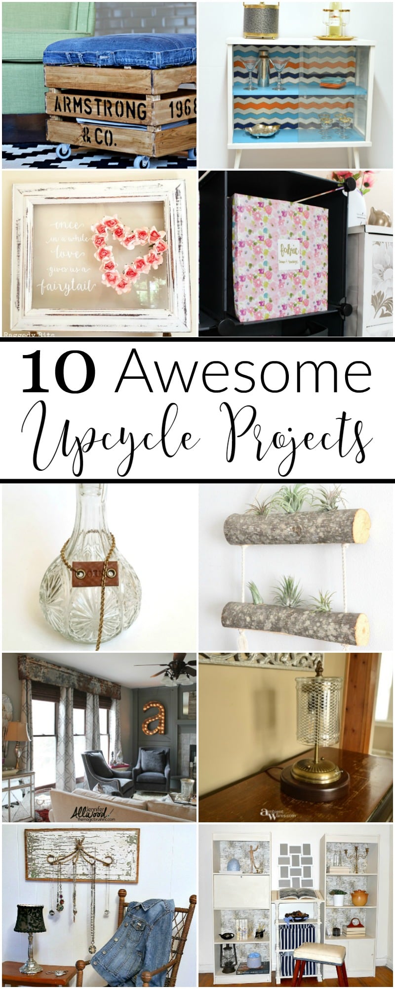 10 Awesome Upcycle Projects | Merry Monday Link Party