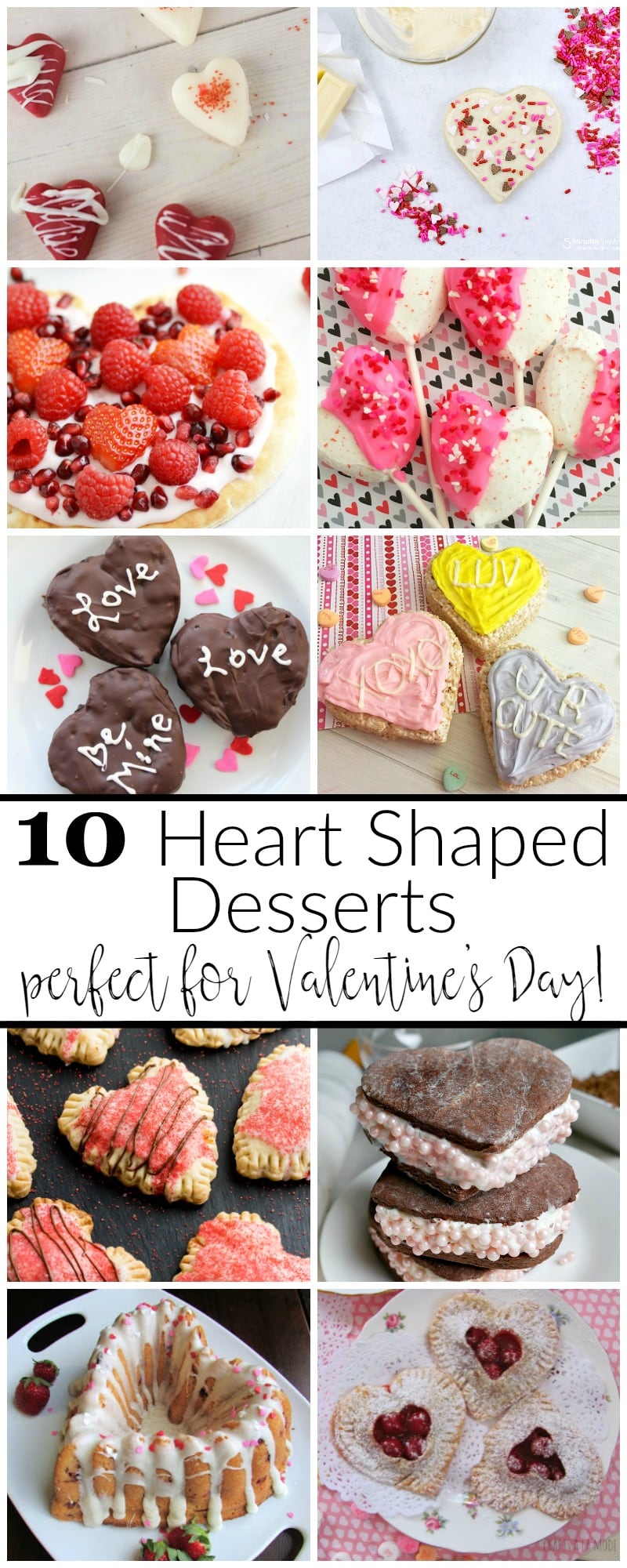 10 Heart Shaped desserts for Valentine's Day