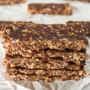 Crispy No Bake Peanut Butter Bars