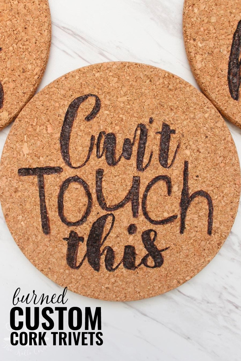 Easy Custom Cork Trivets