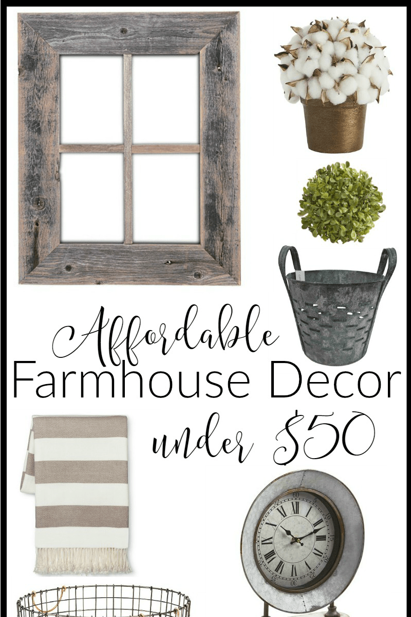 The Best Farmhouse Decor Under $50