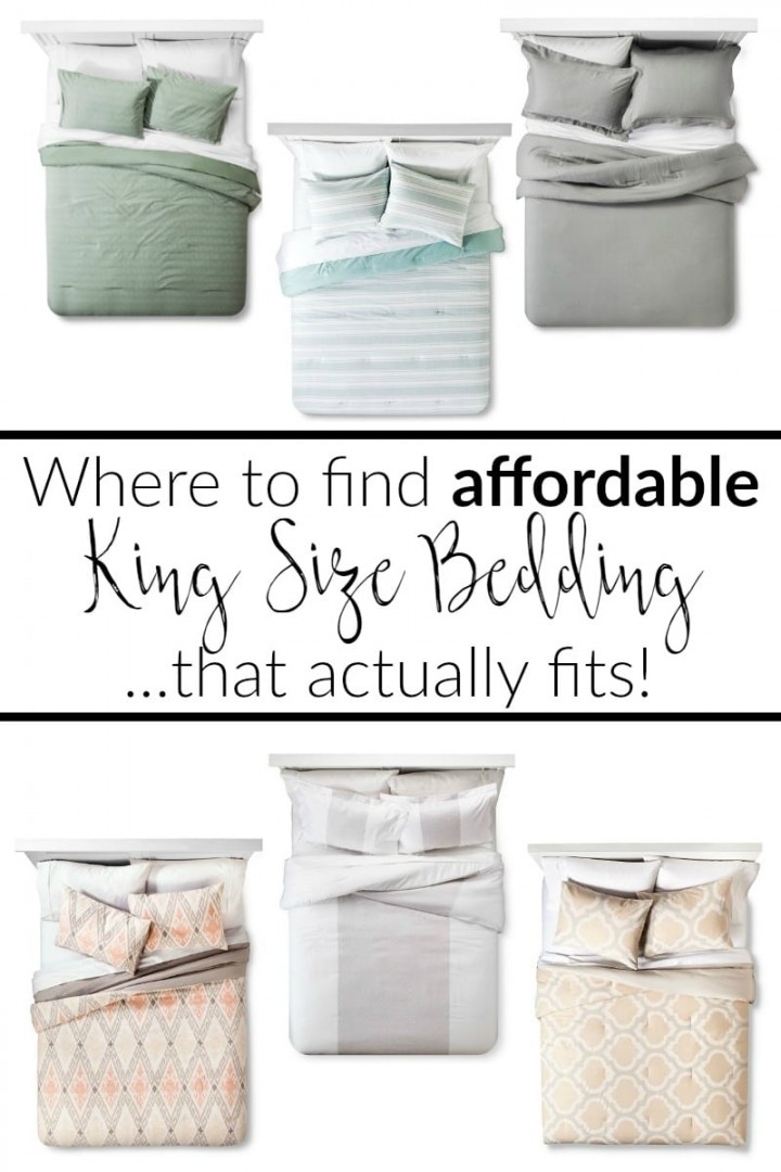 Where to Find Affordable King Size Bedding (that actually fits!) - Domestically Creative