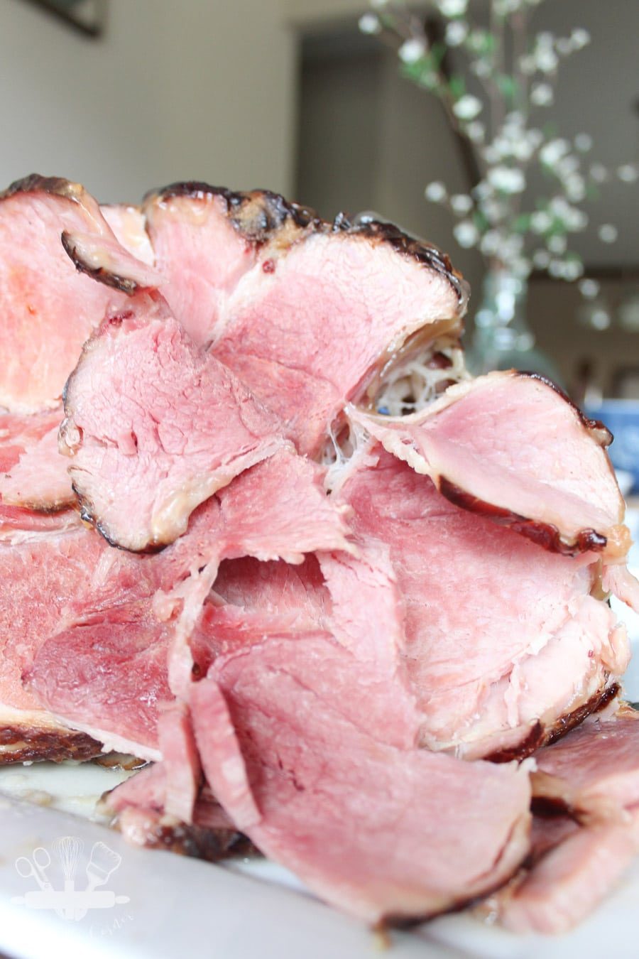 Beautifully cooked ham