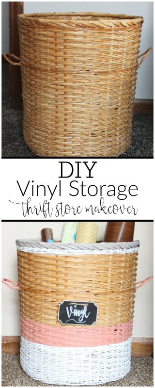 Easy Wicker Basket DIY: How to Transform a Thrift Store Basket