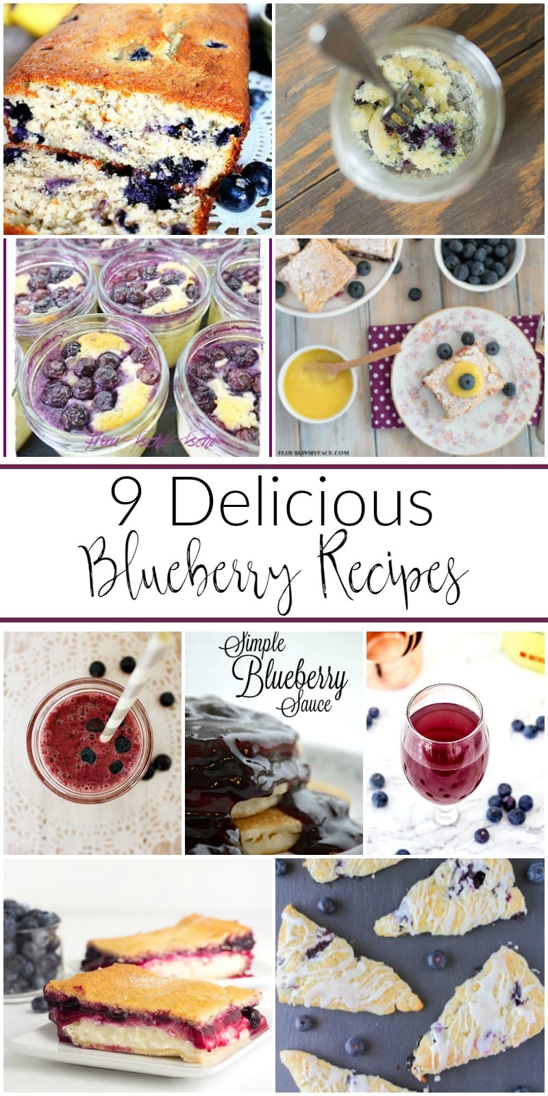9 Delicious Blueberry Recipes perfect for Summer!