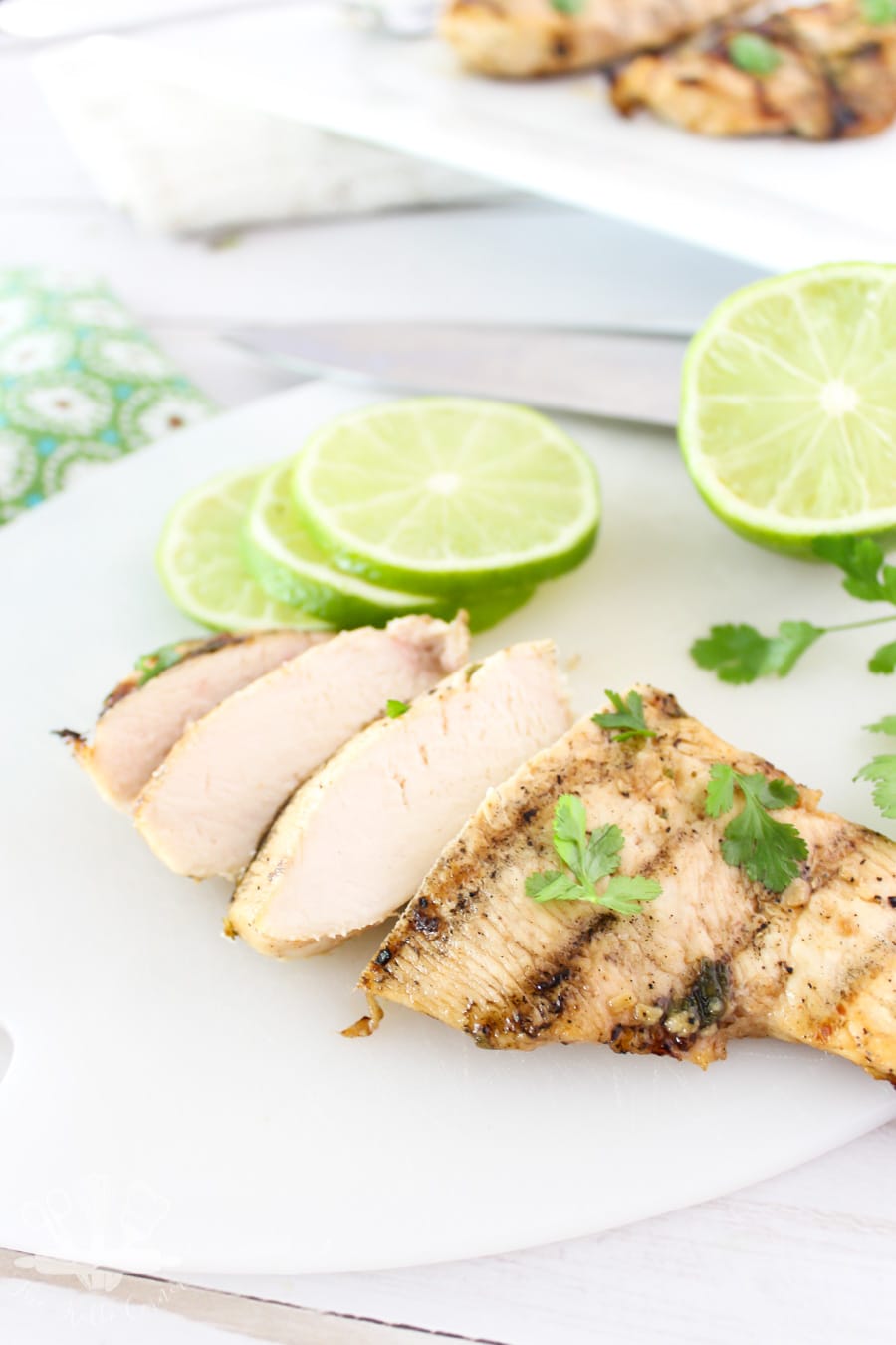 Easy 30 minute cilantro lime chicken marinade. Perfect for summer grilling!