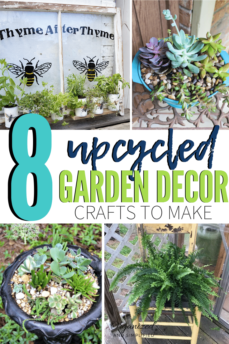 Fun and Unique Upcycled Garden Decor Ideas