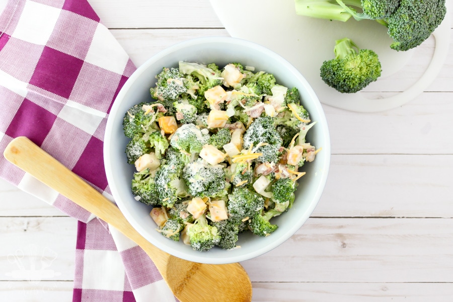 Sugar Free low carb alternative to the traditional broccoli salad