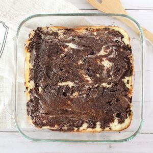 Keto cream cheese brownies are SO good. Totally my new go to low carb brownie recipe