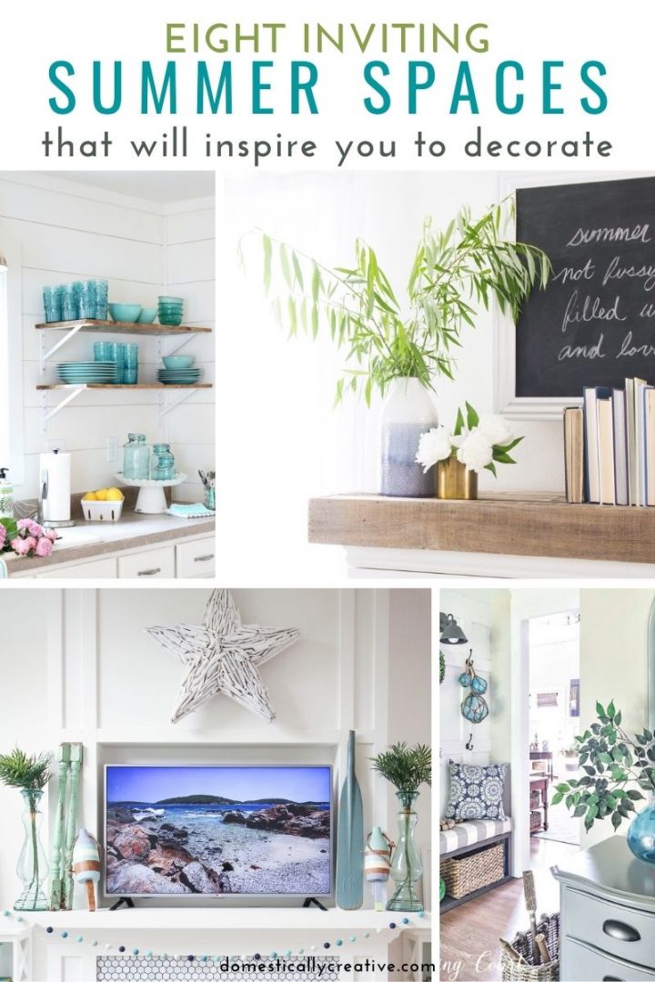 Inviting Summer Spaces - Domestically Creative