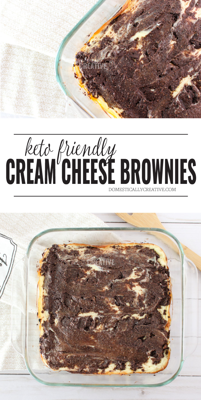 Chewy and Fudgy Keto Cream Cheese Brownies