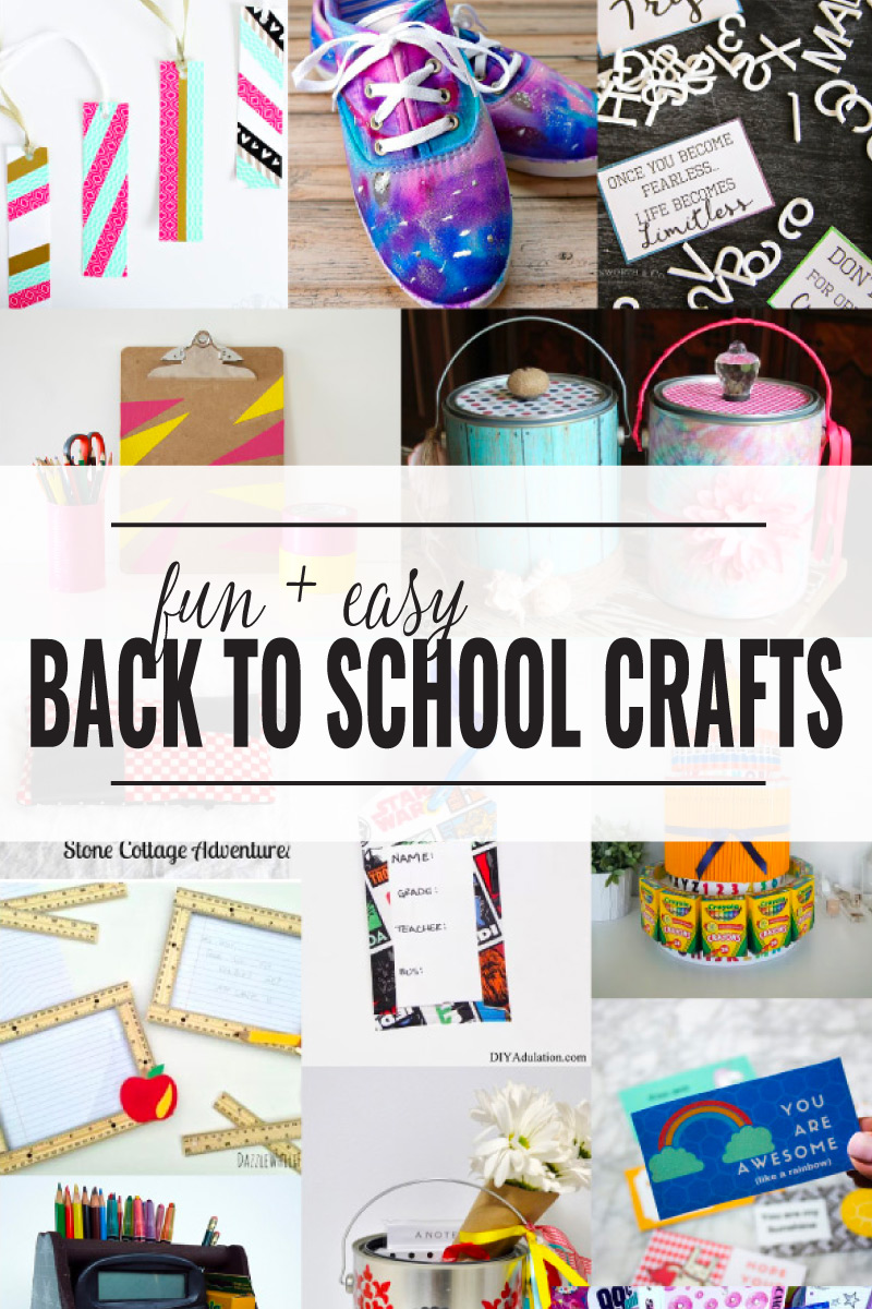 Fun and Easy Back to School Crafts