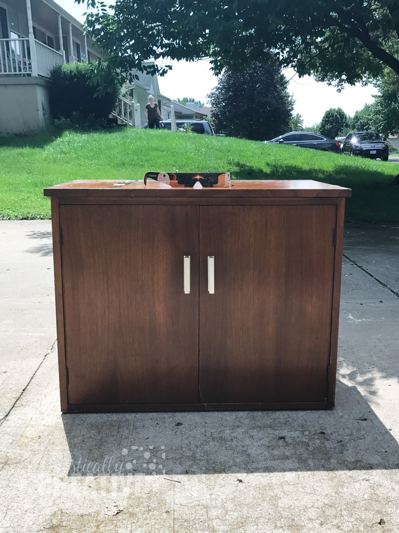 Diy Litter Box Cabinet Domestically Creative