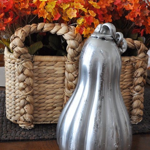Image for Blown Glass Pumpkin Mercury Makeover