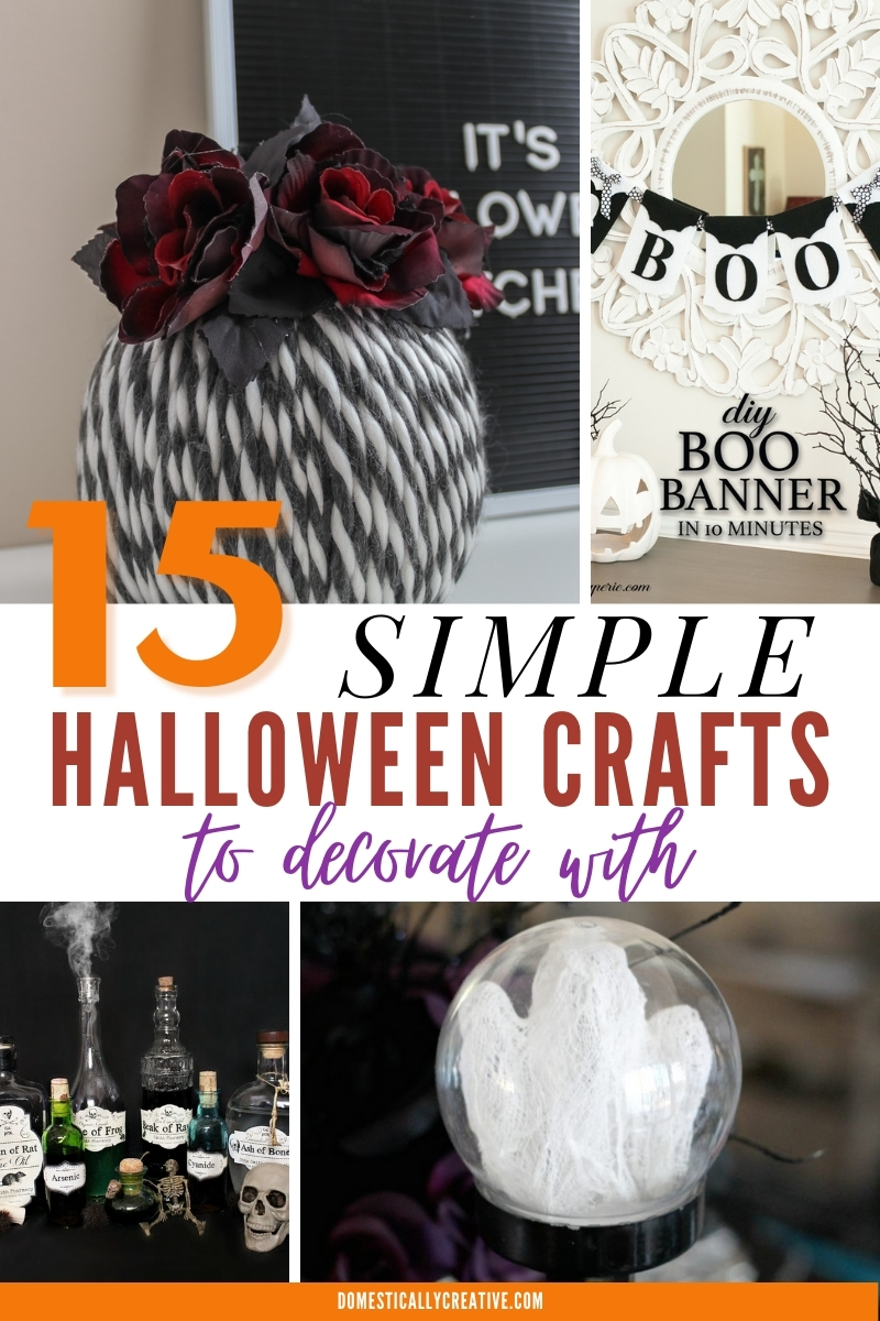 halloween crafts collage