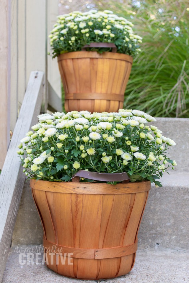 Cozy Fall Front Porch - Domestically Creative