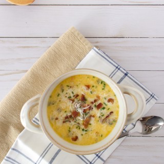 Bacon Cheeseburger Soup | Low Carb and Keto - Domestically Creative