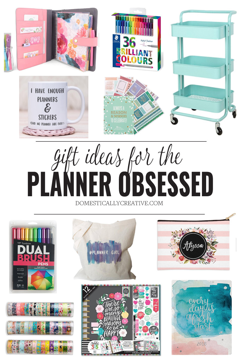 Gift Ideas for the Planner Obsessed + a Giveaway! | Domestically Creative