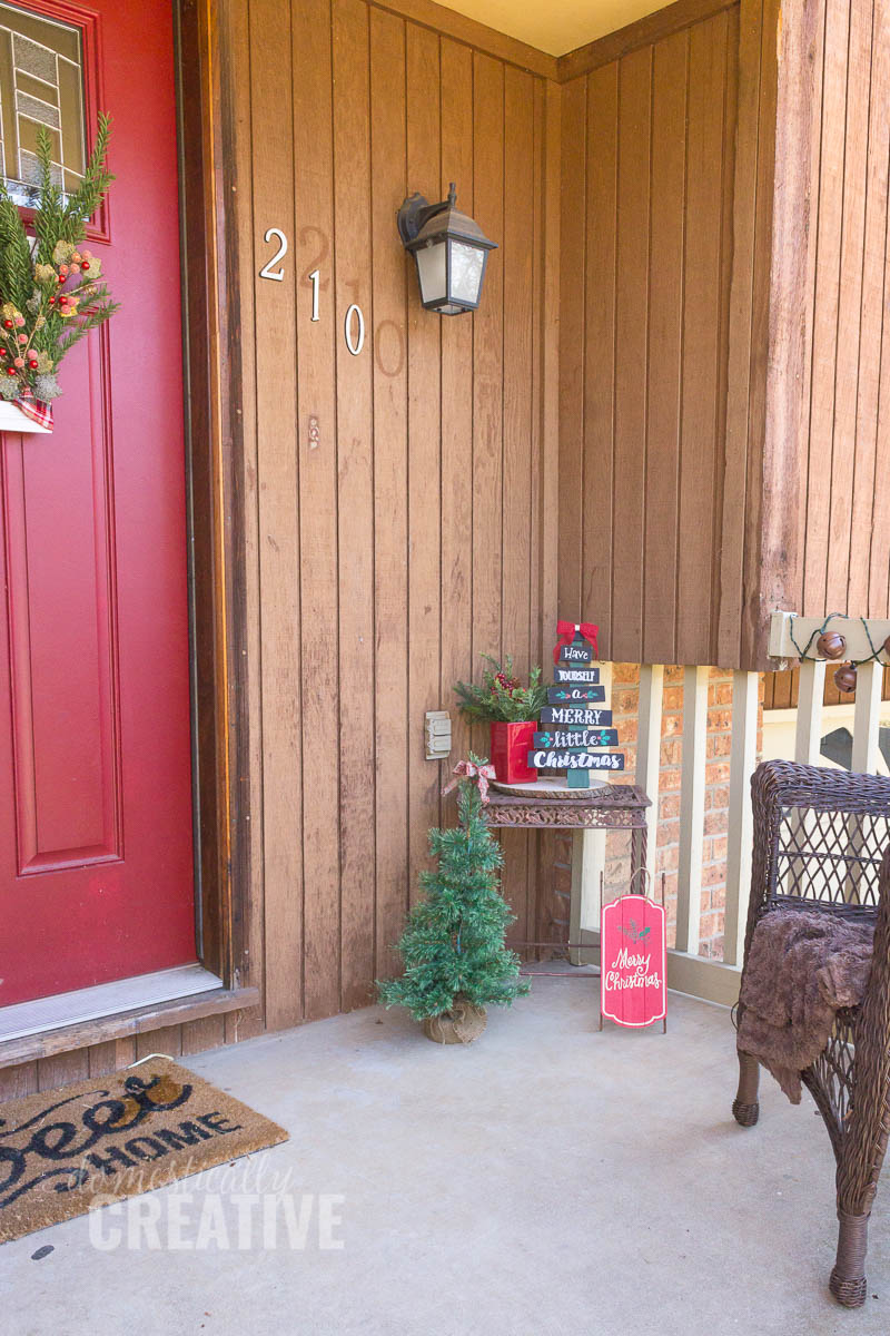 Cozy Christmas Front Porch