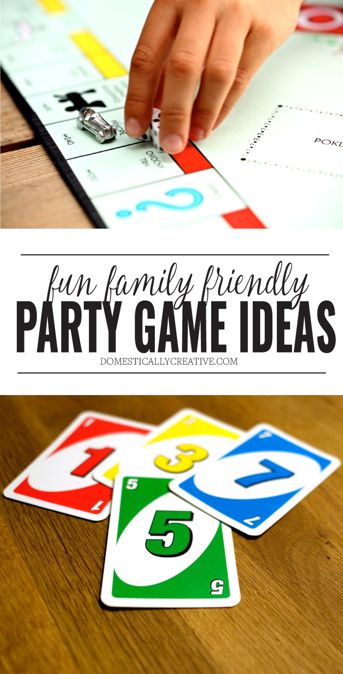 Fun family friendly party game ideas #partygames #familypartygames #gamenightideas #gamenight