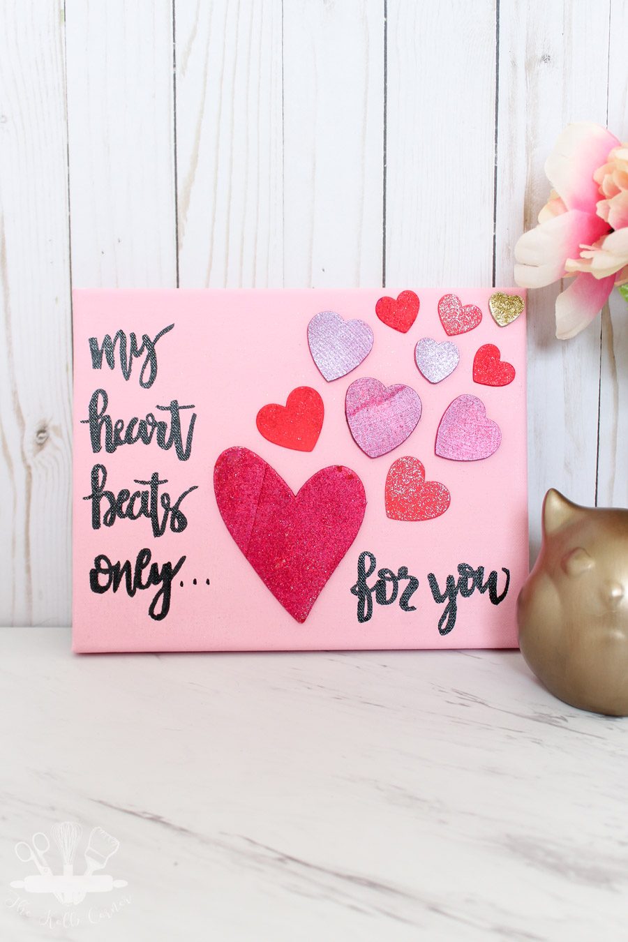 Easy Valentine's Day Canvas Art