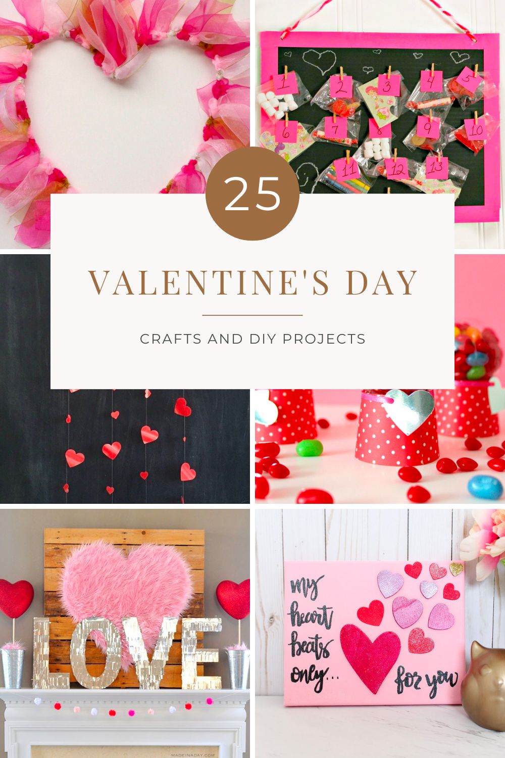 Quick and Easy Valentine's Day Crafts - Domestically Creative