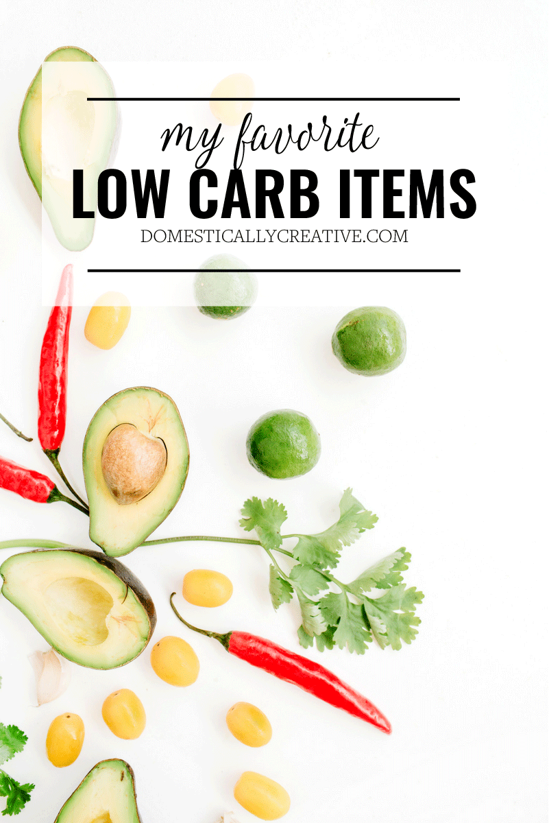 My Favorite Low Carb Pantry Items