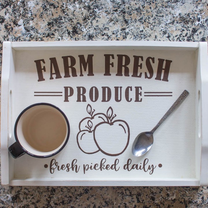 Farmhouse Style Tray