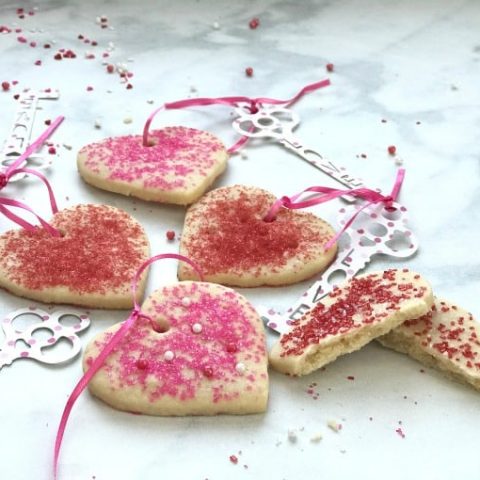 Image for Perfect Valentines Heart Shortbread Cookie Recipe ~ Crafting a Family