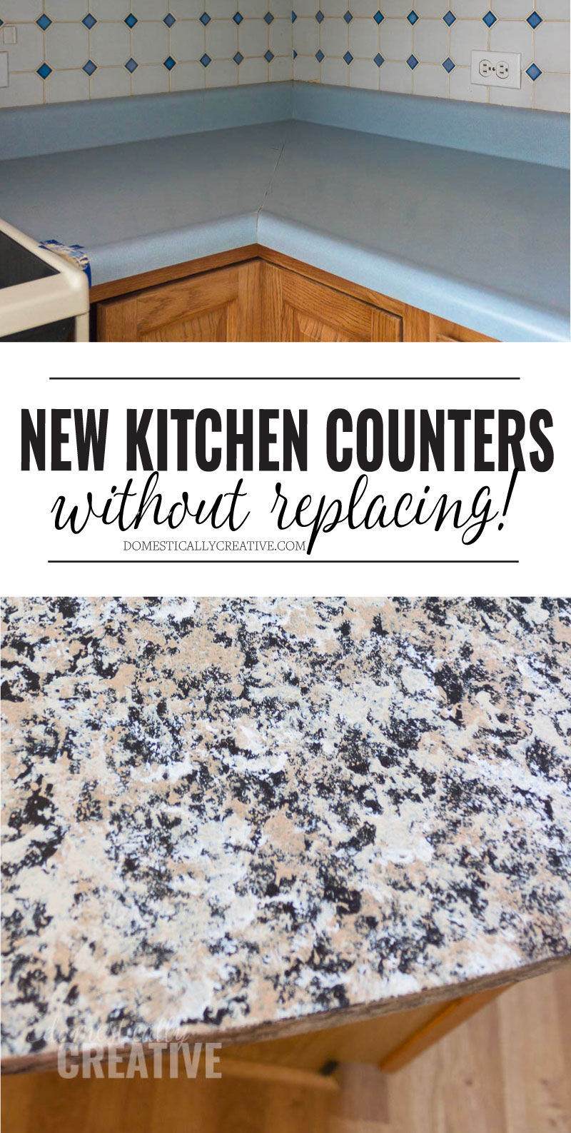 How to Update Kitchen Counters without replacing them