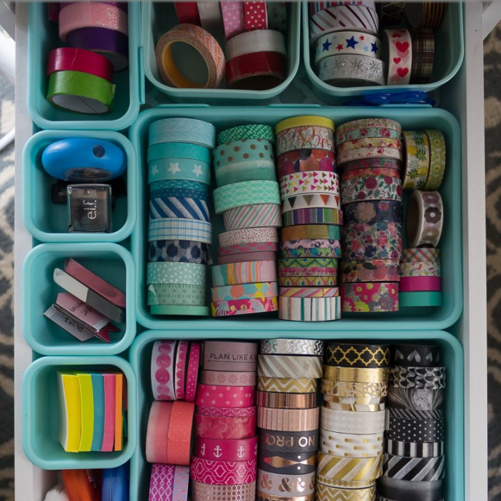 See how easy it is to organize planner supplies!