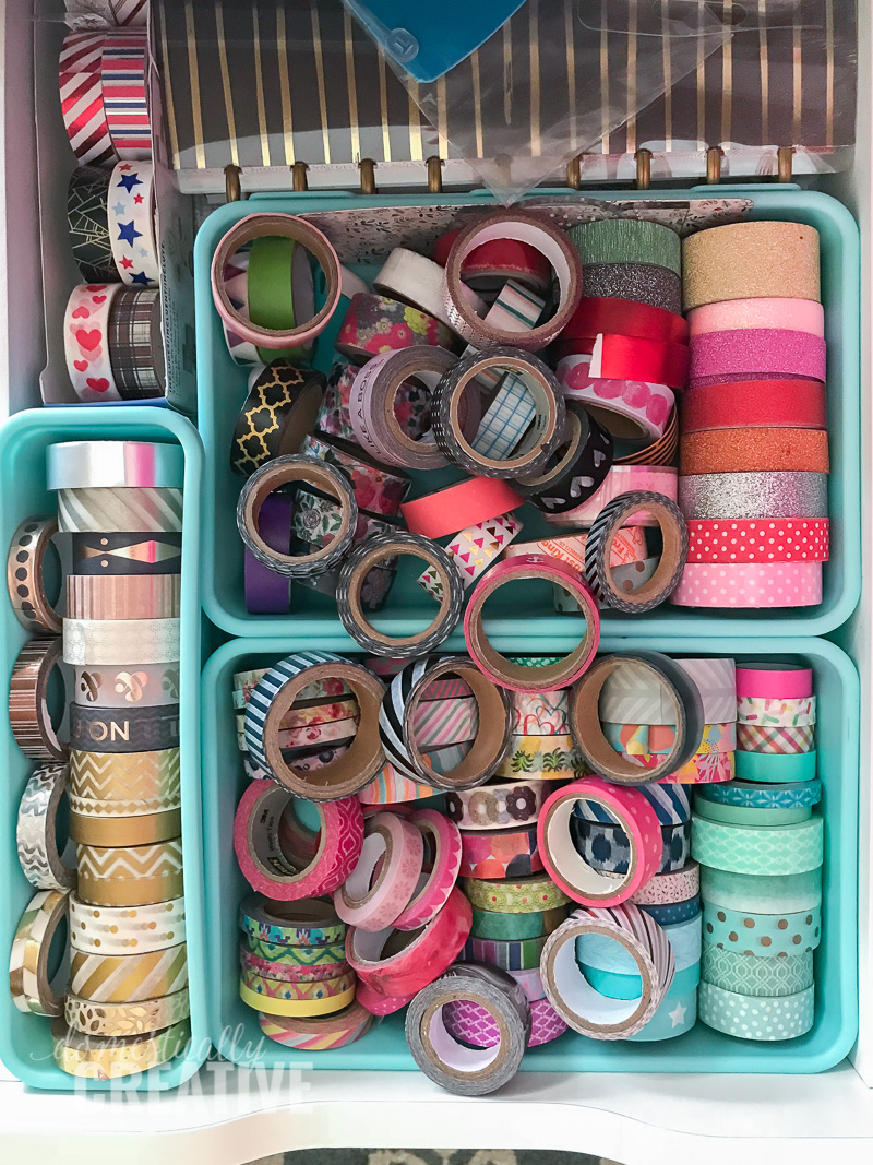 How To Organize Planner Supplies - Domestically Creative