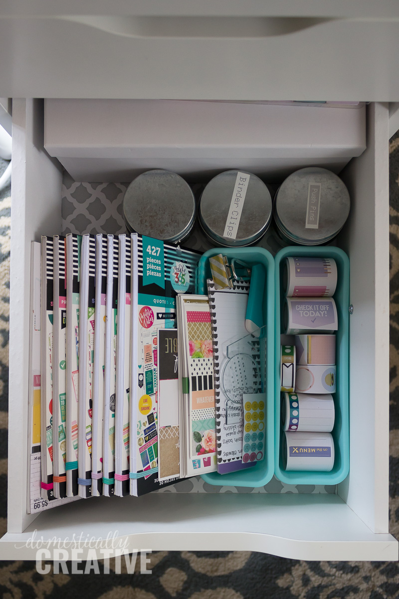 HOW I ORGANIZE MY PLANNER SUPPLIES 