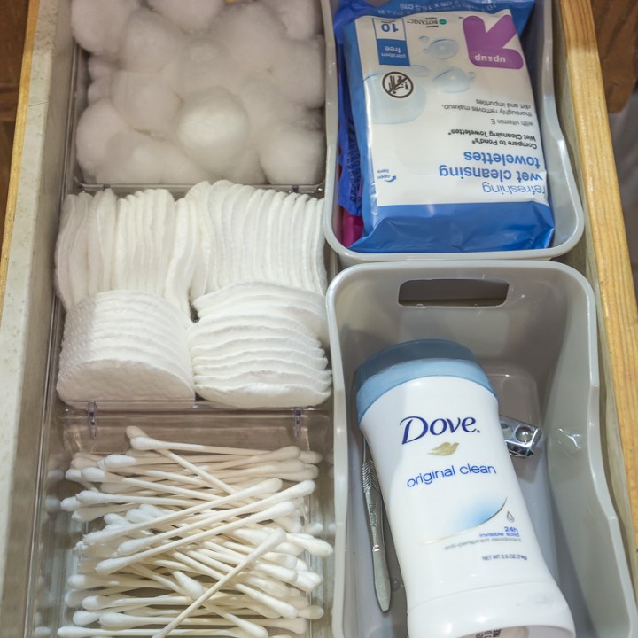 Bathroom Drawer Organization Solution