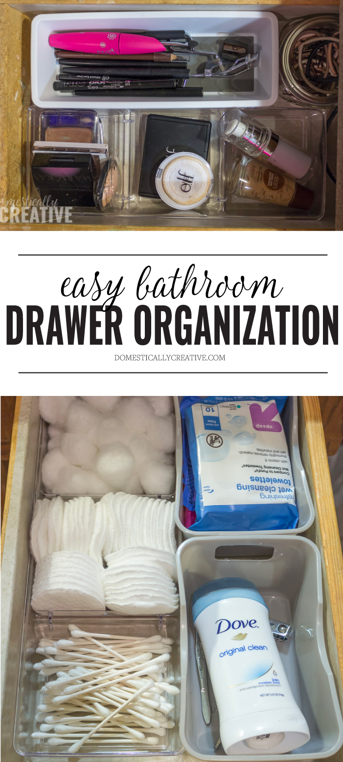 Bathroom Drawer Organization Solution