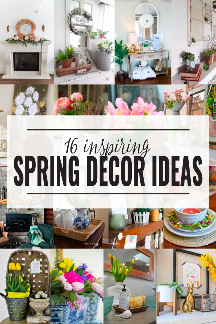 Inspiring Spring Home Decor Ideas - Domestically Creative