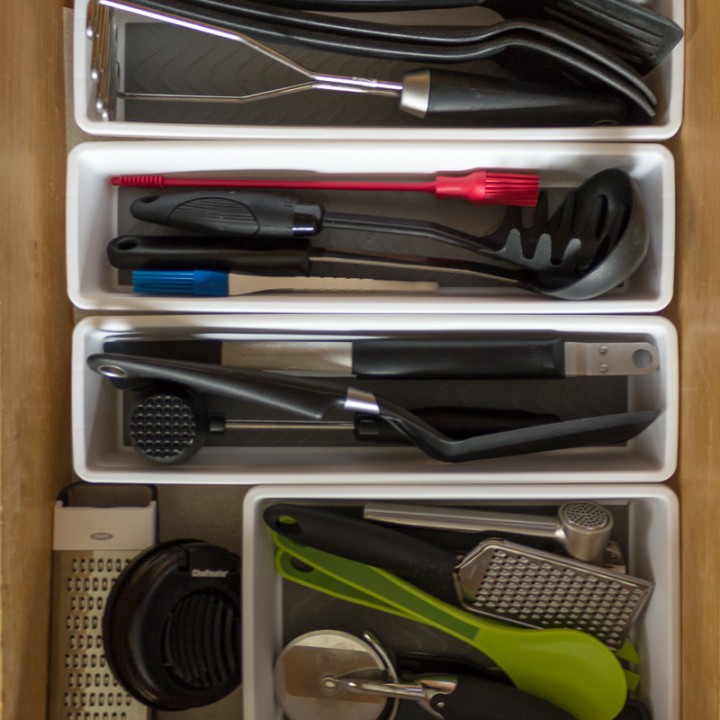 Organized Utensil Drawers