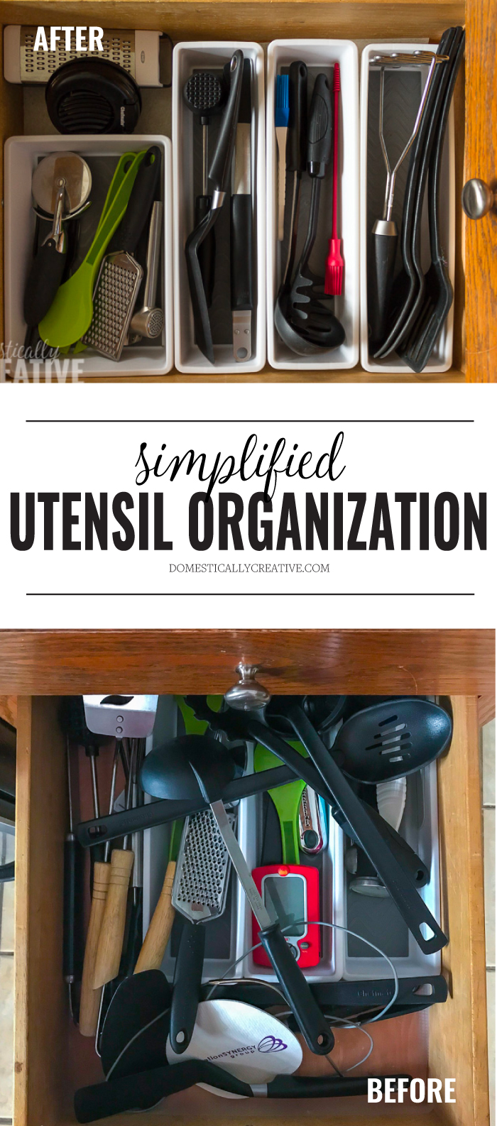 Kitchen Utensil Drawer Organization 