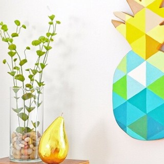 Image for DIY Painted Geometric Pineapple