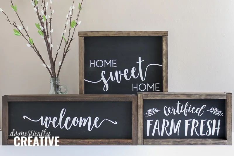 Multiple Sizes Available Theres No Place Like Home For The Holidays Farmhouse Style Framed Sign