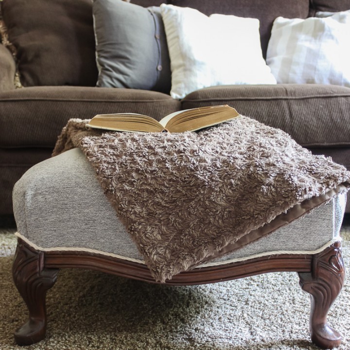 How to Refinish and Reupholster a Footstool
