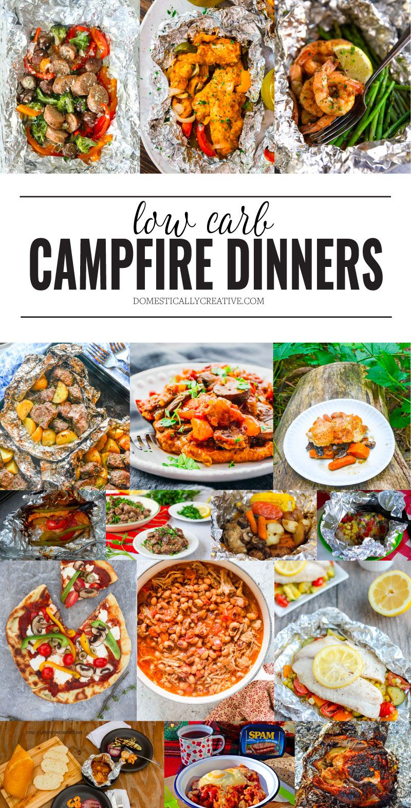 Easy low carb dinners you can cook over the campfire