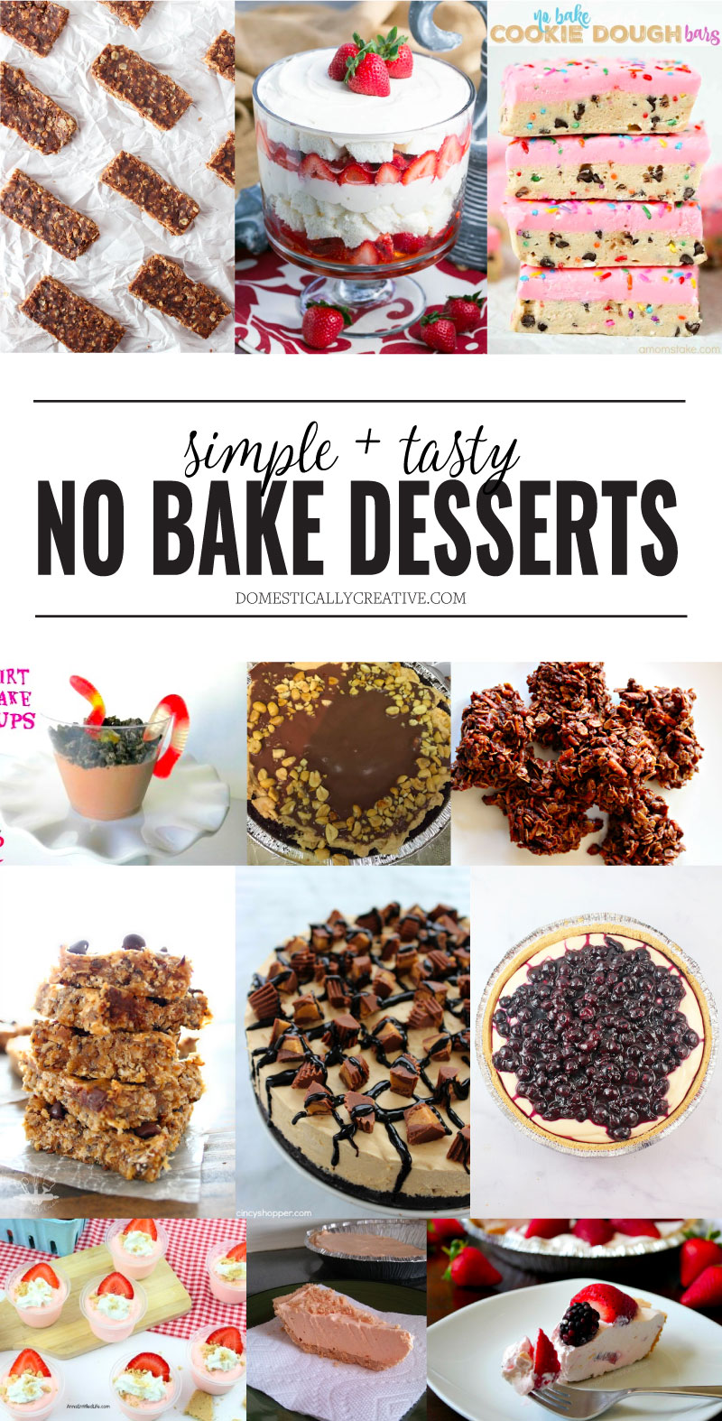 Simple and Tasty No Bake Desserts
