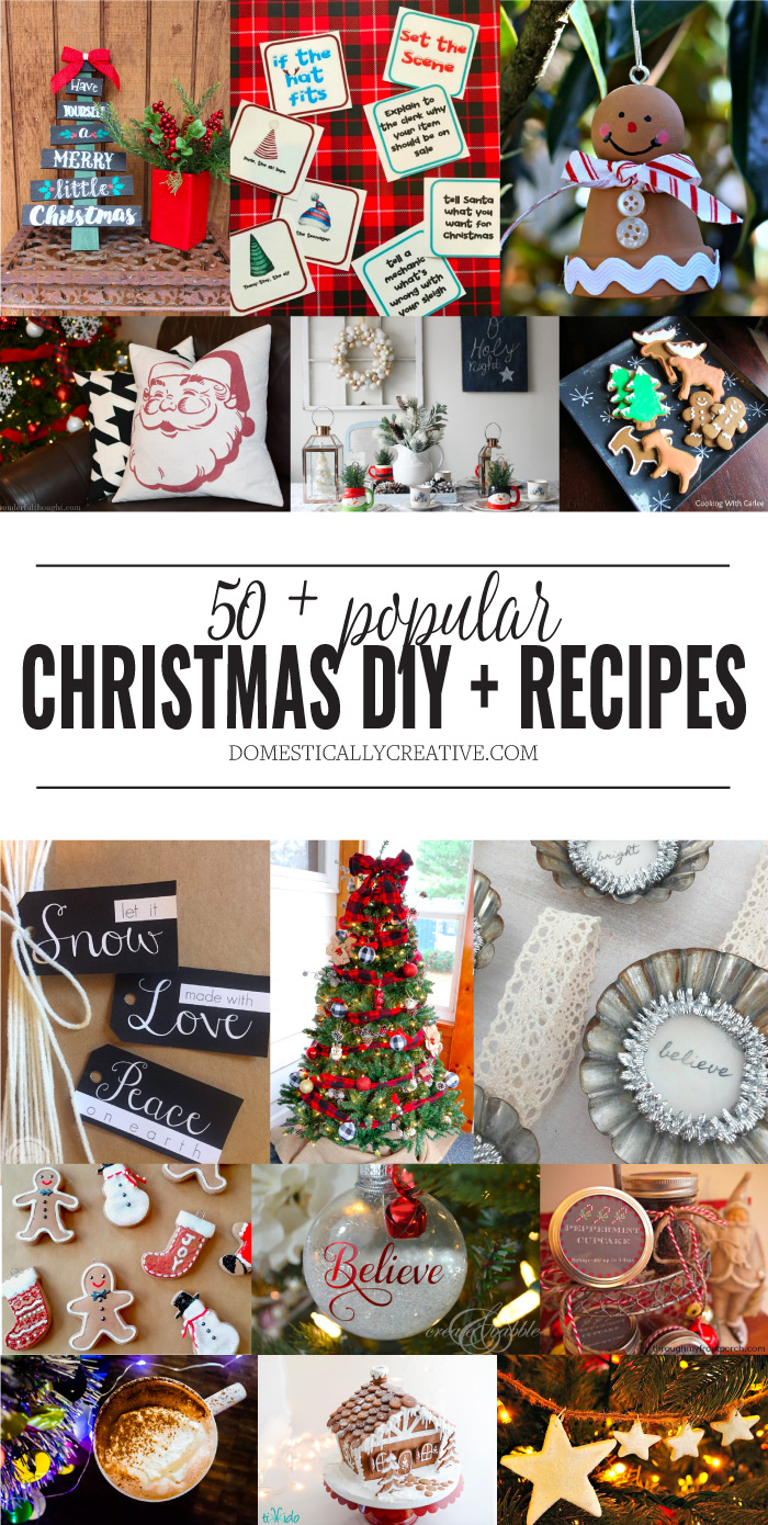 50+ of the Most Popular Christmas Crafts Decor and Recipes 
