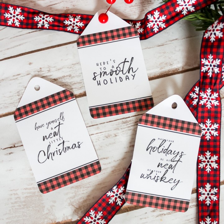 Free Printable Whiskey GIft Tags