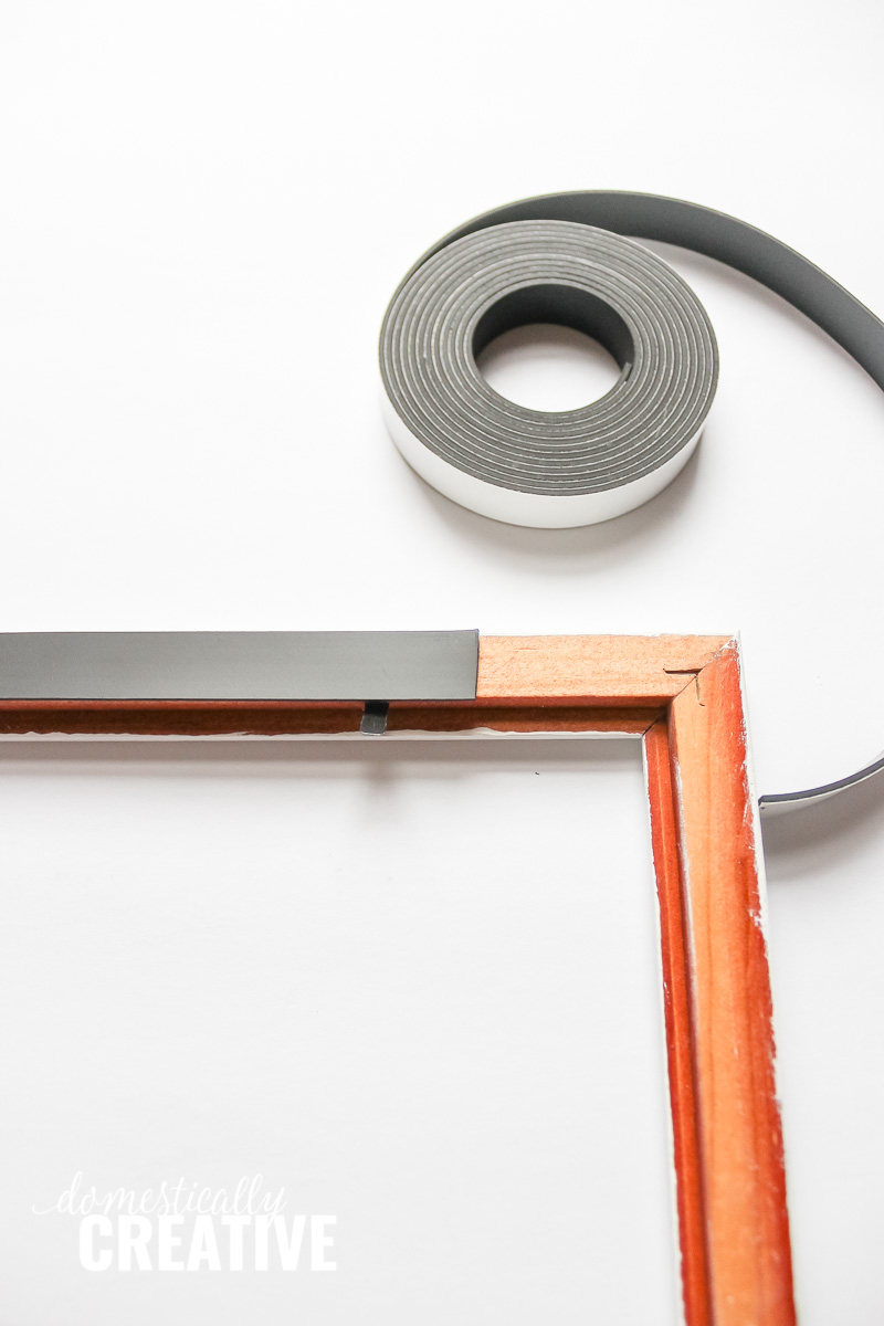 DIY Magnetic Dry Erase Menu